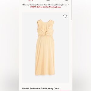 H&M Mama nursing/maternity dress